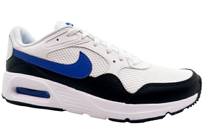 スニーカー メンズ ナイキ エアマックス SC FQ8737 100 ホワイト/ゲームロイヤル-ブラック NIKE AIR MAX SC ローカット 靴 シューズ 軽量 カジュアル タウン 男性 紳士 男子 学生