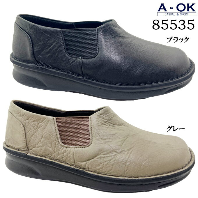 スリッポン レディース A-OK CASUAL&SPOR