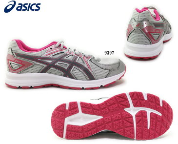 スニーカー レディース asics アシックス LADY JOG 100 2 TJG139 ランニングシューズ レディース スニーカー ジョギング エクササイズ スポーツ ワイドラスト 幅広 ゆったり設計 女性 婦人 女子 学生 部活動 クラブ活動