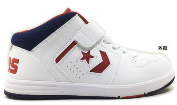 CONVERSE First☆Star KID'S ERXCOURT MID コンバース ファーストスター キッズ ジュニア ERXコート MID シューズ 子供靴 スニーカー ゴムひも ベルクロ 男の子 女の子 送料無料