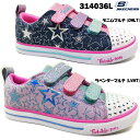 スニーカー キッズ ベビー スケッチャーズ 314037L S LIGHTS-SPARKLE LITE-STARS SO BRIGHT Sライツスパークルライト TWINKLE TOES トゥインクル トゥズ 光る靴 LED搭載 ライトアップ カジュアル 靴 シューズ 女の子