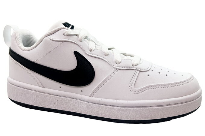 スニーカー ジュニア ナイキ コート ボロー LOW リクラフト DV5456 104 ホワイト/ブラック 22.5~25.0cm..