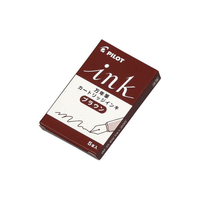 パイロット カートリッジインキ 5本入り ブラウン