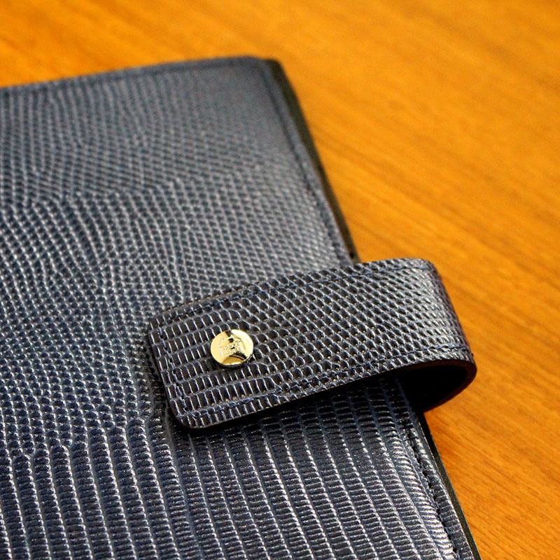 アシュフォード システム手帳 ネオフィナード( HB×WA5) 15mm ネイビー