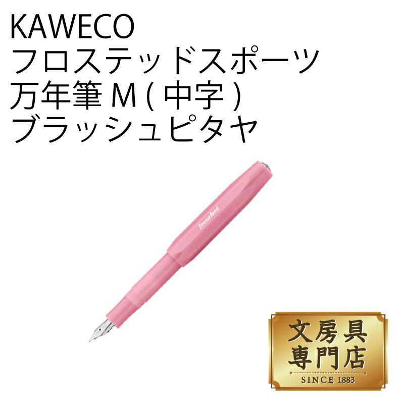 カヴェコ KAWECO フロステッドスポーツ 万年筆 M(中字) ブラッシュピタヤ