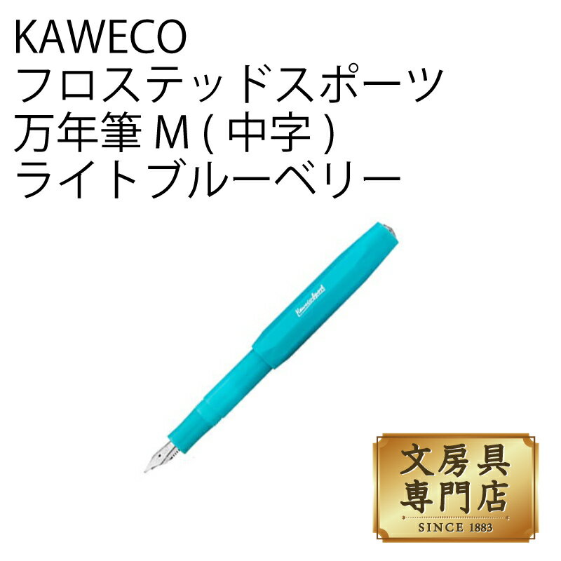 カヴェコ KAWECO フロステッドスポーツ 万年筆 M(中字) ライトブルーベリー
