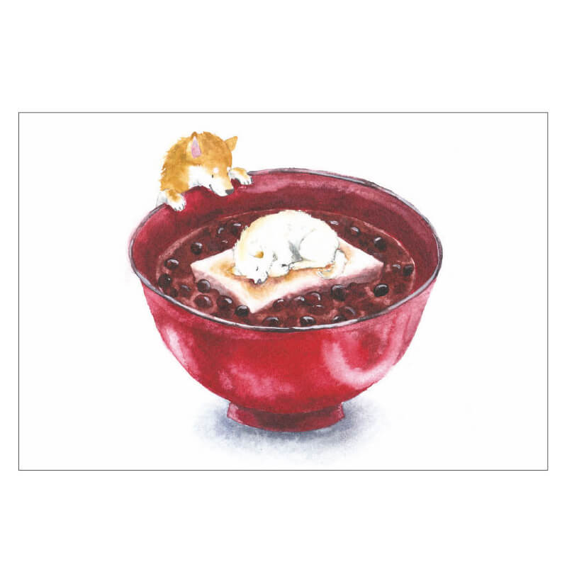 アクティブコーポレーション しばいぬとおやつ ポストカード