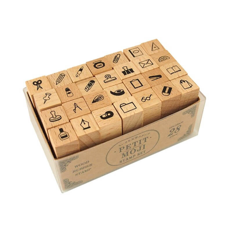 Rakuten - こどものかお プチ文字スタンプセット 1234-019