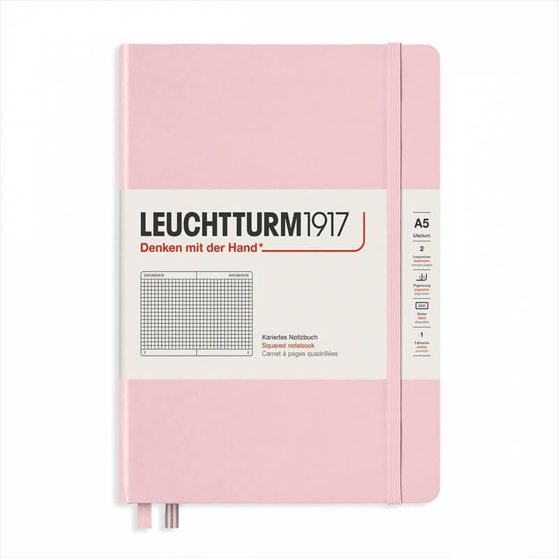 ロイヒトトゥルム1917ミディアム A5 パウダー 方眼