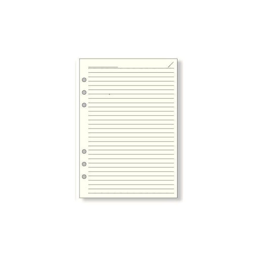 ダヴィンチ A5サイズ 徳用リフィル6.5mm罫 クリーム ダヴィンチ A5サイズ 徳用リフィル6.5mm罫 クリーム