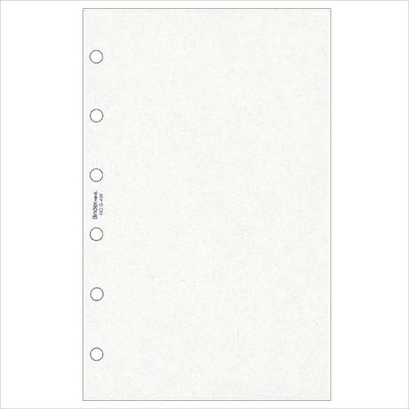 BINDEX by NOLTY mini6 無地(ホワイト)[G438]