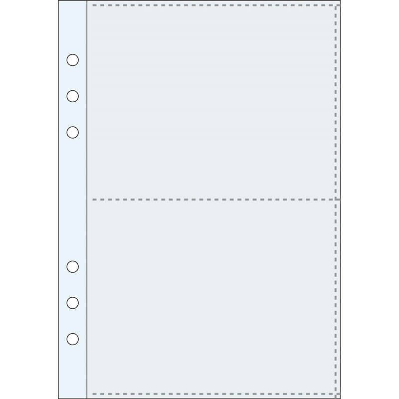 レイメイ藤井 Kept(ケプト) マルチ収納ファイル用リフィル フォトケース 6穴 [数量限定]