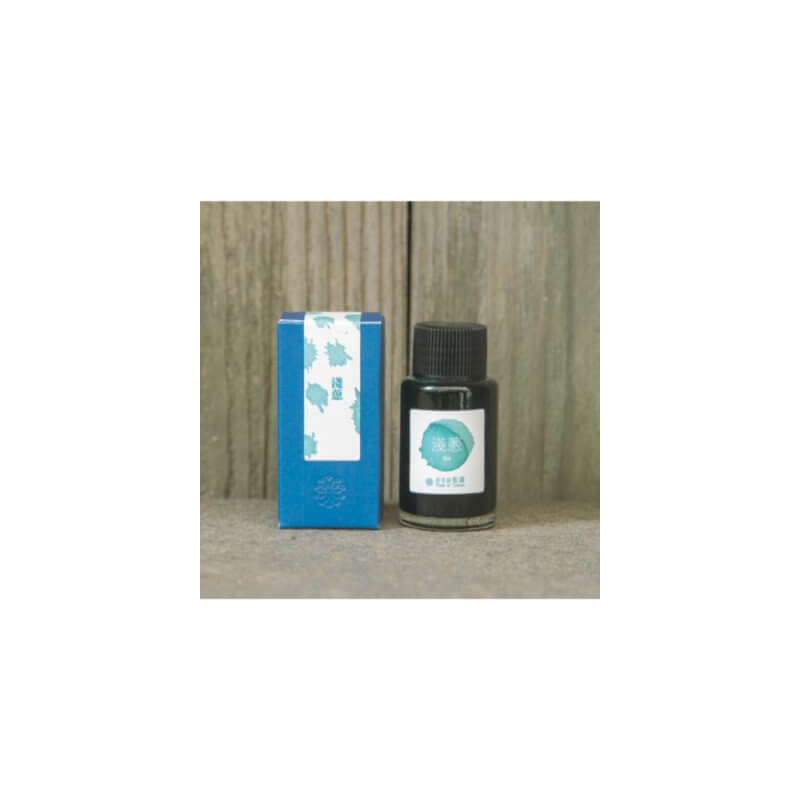台湾 藍濃道具屋(レンノン・ツール・バー) ボトルインク 藍染色系 浅葱(あさぎ) 30ml [趣味の文具箱Vol.48掲載]