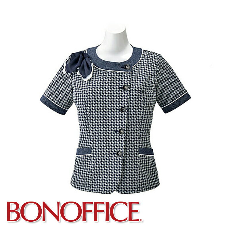 事務服 オーバーブラウスAJ0839-1 フォーマル BONOFFICE ボンオフィス BONMAX ボンマックス フォーマル 受付 制服 ユニフォーム