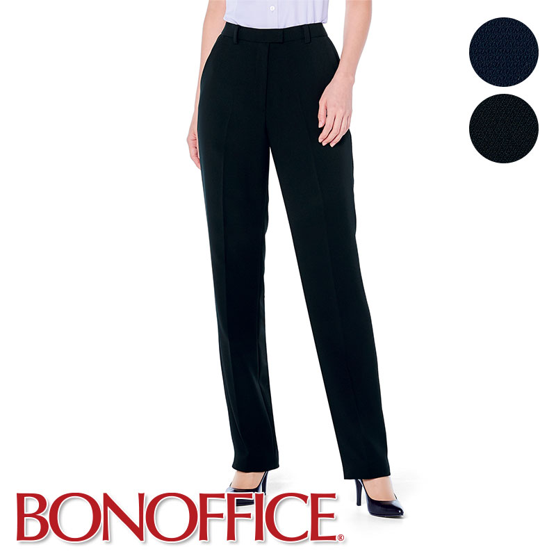 事務服 裾上げらくらくパンツ AP6246 制服 ユニフォーム 受付 医療事務 オフィス 小さいサイズ 大きいサイズ BONOFFICE ボンオフィス BONMAX ボンマックス ズボン
