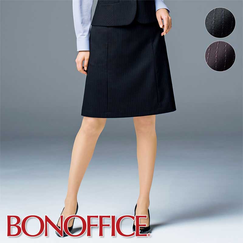 事務服 AラインスカートAS2286 フォーマル BONOFFICE ボンオフィス BONMAX ボンマックス フォーマル 受付 制服 ユニ…