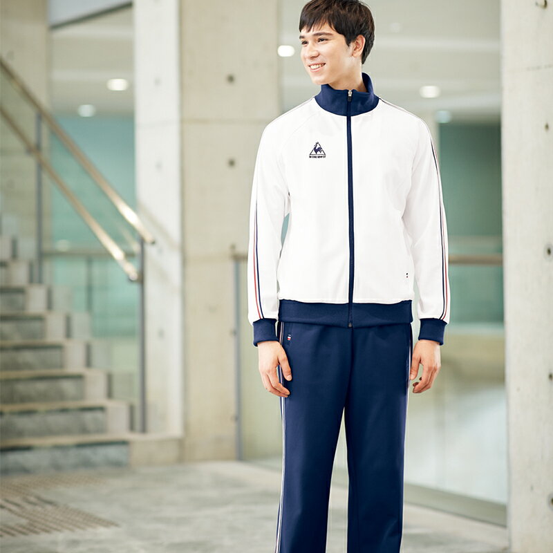 返品不可 Le Coq Sportif フレンチテイストを演出 ルコックスポルティフ Uzl1011 介護ウェア 介護ユニフォーム ジャケット Uzl1011 介護ユニフォーム 男女兼用 介護ウェア ケアウェア 制服 ユニフォームいしまる