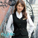 事務服 ベスト 11650フォーマル 事務員 受付 カウンターレディ 制服 ユニフォーム enjoie アンジョア