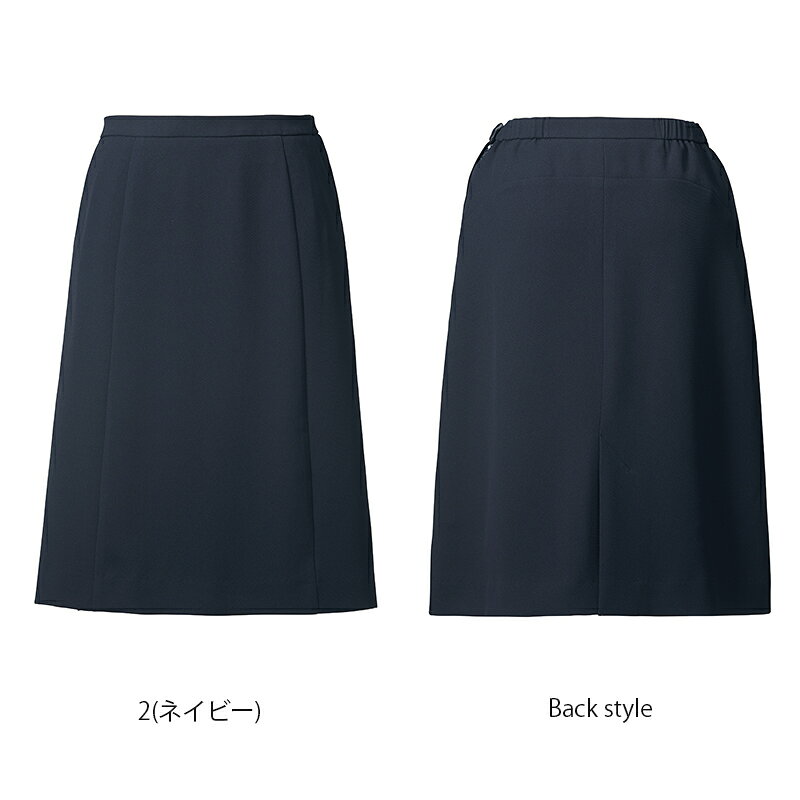 バートル作業ユニフォームいしまるの事務服 セミタイトスカート ESS841 ENJOY エンジョイ 事務服 フォーマル 受付 制服 ユニフォーム 春夏用｜アングル2