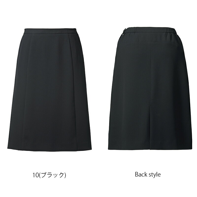 バートル作業ユニフォームいしまるの事務服 セミタイトスカート ESS841 ENJOY エンジョイ 事務服 フォーマル 受付 制服 ユニフォーム 春夏用｜アングル3