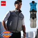 空調風神服 バックチタンベスト D-809 服のみ VOLT COOL ボルトクール Dickies ディッキーズ コーコス信岡 空調ベスト 作業服 作業着 [返品・交換不可]