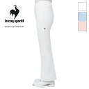 白衣 ナースウェア ブーツカットパンツ [女性用] UQW2011 [返品不可]le coq sportif ルコックスポルティフ ペアデザイン 医療白衣 看護師 クリニック ユニフォーム ズボン