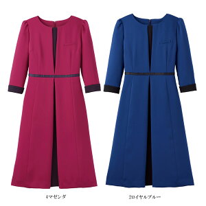 事務服 カウンタービズレディースファッション ワンピース 7725 ホテル フロント 事務服 作業服 受付 ワンピース 接客 介護ユニフォーム コンシェルジュ カウンターレディ 制服 コンパニオン ショールーム 制服 ユニフォーム ハネクトーン Counterbiz カウンタービズ