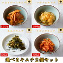 高級料理 おつまみ【4種類から選べるキムチ2個セット】贅沢 グルメ 酒のつまみ ワイン 日本酒 プレゼント お土産 30代 40代 50代 60代 70代 贈り物 国産 いか あおさ ウニ さきいか 燻りがっこ 2023 人気 おすすめ 和韓料理