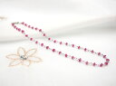 【送料無料】【数量限定】 恋愛運 宝石質ルビー・K18WGブレスレット 石の蔵