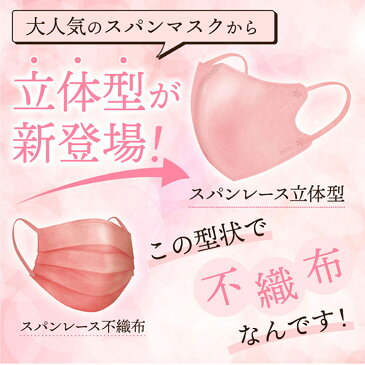 ポイント《11倍》【 新商品 】立体型スパンレース不織布カラーマスク 7枚入 スパンレース スパンマスク 立体マスク 不織布 艶マスク 使い捨て カラーマスク オシャレ マスク 7枚入 三層 個包装 99% 大人用 平ゴム 耳が痛くならない 男女兼用 ISDG 医食同源 血色マスク