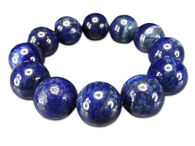 濃い目深海色ラピスラズリ大玉約19...