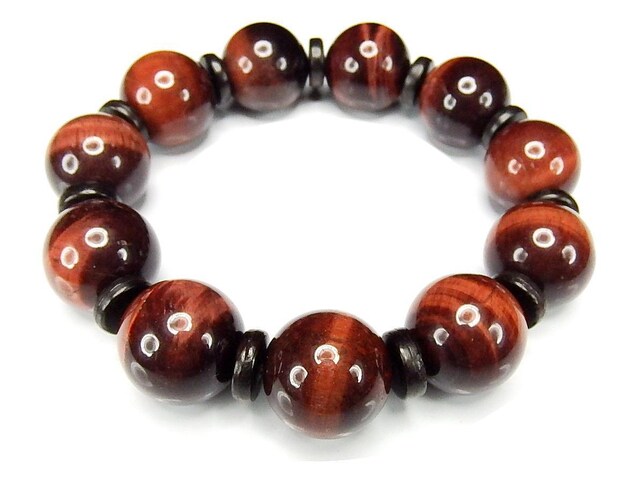 レッドタイガーアイ超大玉約18mm...