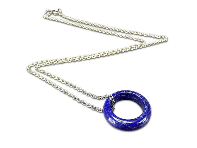 ラピスラズリ21mm強リング約7号...