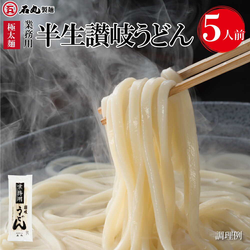 業務用半生讃岐うどん 500g 1袋 5人前