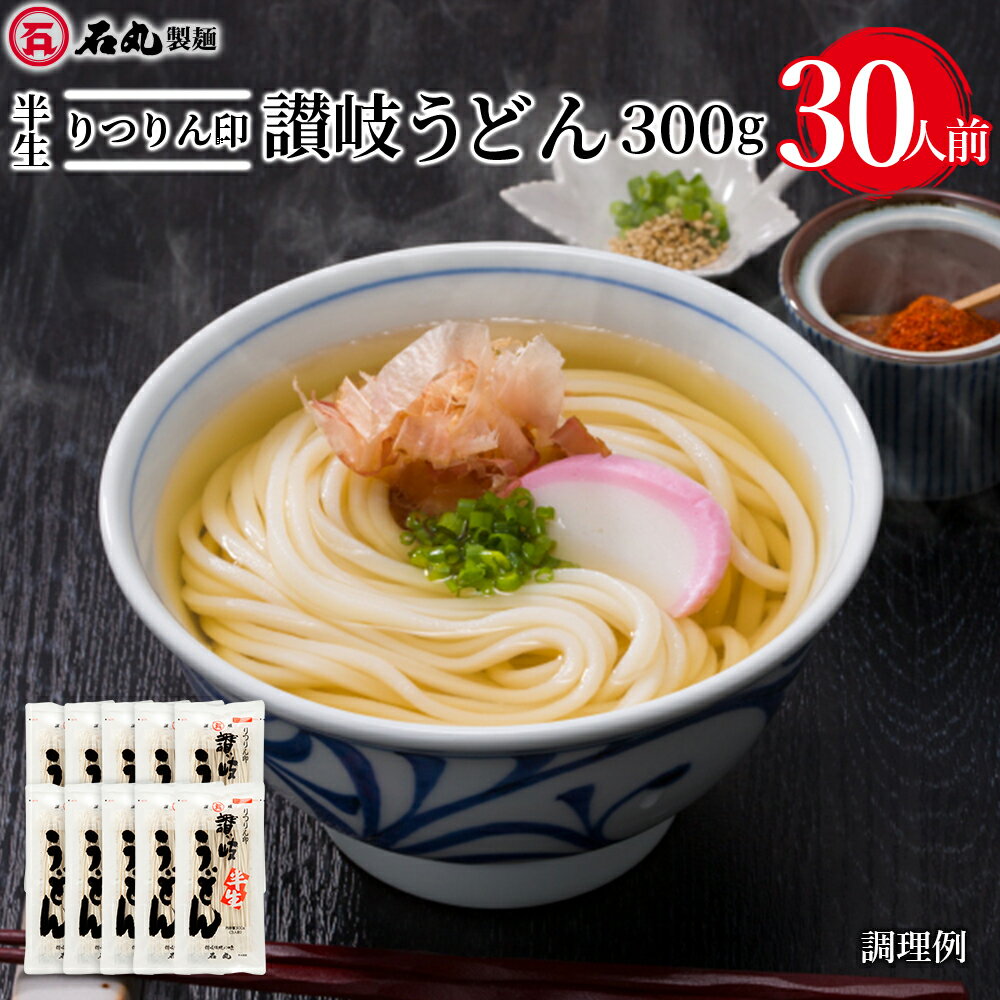 半生 りつりん印讃岐うどん 300g 10袋