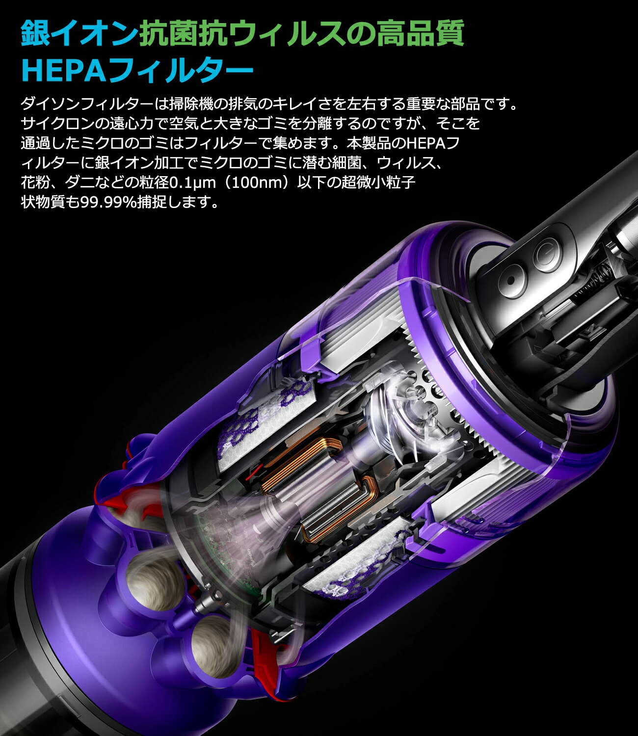 送料無料 ダイソン SV19 用 フィルター 掃除機 Dyson Omni-glide SV19 全方向駆動...