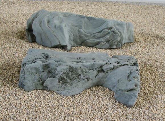 【国産・日本産・愛媛県産】【伊予青石（自然石）】【庭石・景石】2石組【坪庭・和風・インテリア・花..