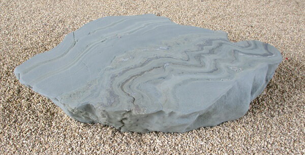 【国産　日本産　愛媛県産】【伊予青石】【沓脱石・踏み台石・物置石】【坪庭・和風・インテリア・花壇..