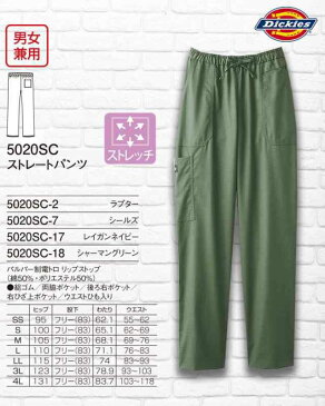 スクラブパンツ FOLK DICKIES 5020SC ユニフォーム 医師 ナース服 チームスクラブ クリニック ドクター 医療 美容 介護 看護 整体 ストレッチ おしゃれ 介護服 手術着 医療用 制服