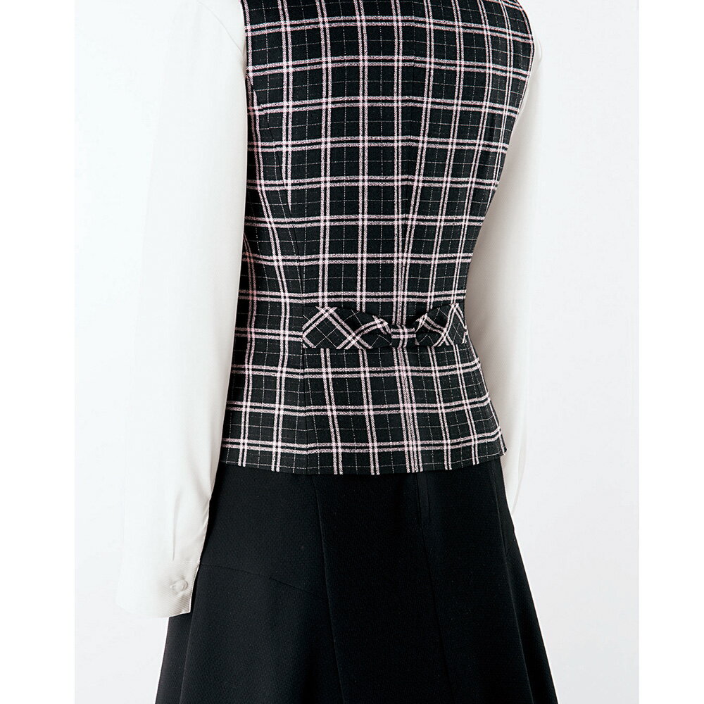 en joie アンジョア ベスト レディース ユニフォーム オフィス 制服 事務服 受付 コンパニオン ショールーム かわいい クリニック 11610 宅配のみ