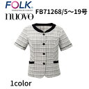 FOLK nuovo フォーク ヌーヴォ FB71268 オーバーブラウス(ホルダループ) レディース 事務服 オフィス ユニフォーム ビジネスカジュアル 宅配のみ