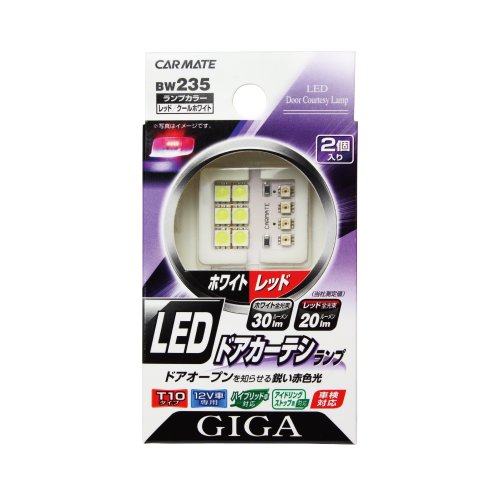 ᥤ  LED ɥƥ GIGA T10 15000K å20lm/ۥ磻30lm BW235