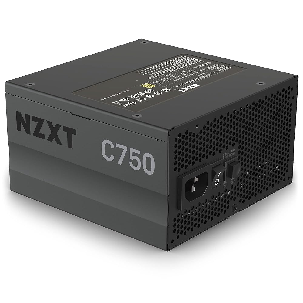 NZXT C750 PC電源ユニット 750W 80PLUS Gold 2022年モデル PA-7G1BB-JP PS1191