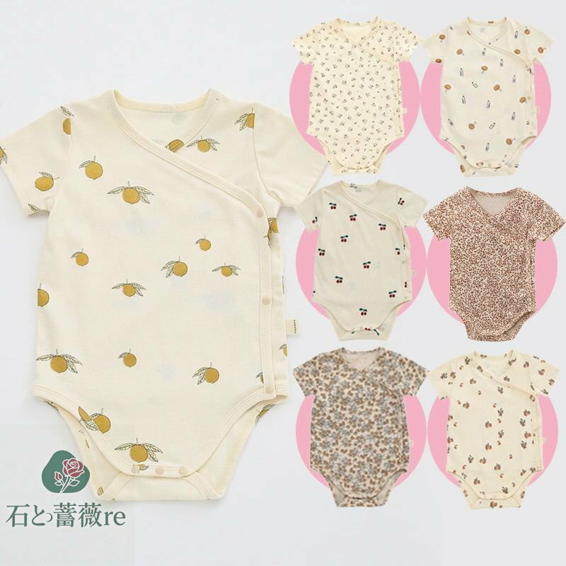 送料無料 ロンパース ベビー服 パジャマ カバオール ベビーパジャマ 半袖 薄手 夏用 ベビー 赤ちゃん ..
