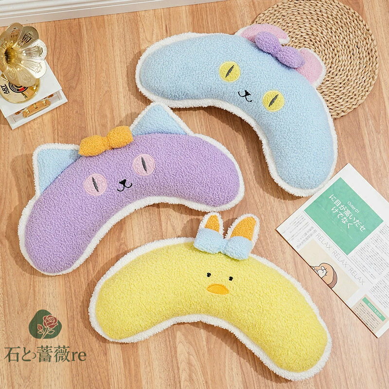 送料無料 犬 猫 枕 ペット用 あご枕 動物 ぬいぐるみ 全3色 ペット枕 キャット 可愛い まくら 抱き枕 ..