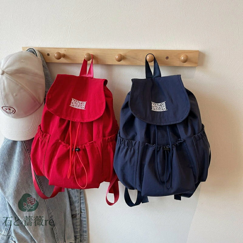 送料無料 バックパック リュックサック レディース 無地 4色入荷 鞄 大容量 通勤 通学 お出掛け 便利 ..