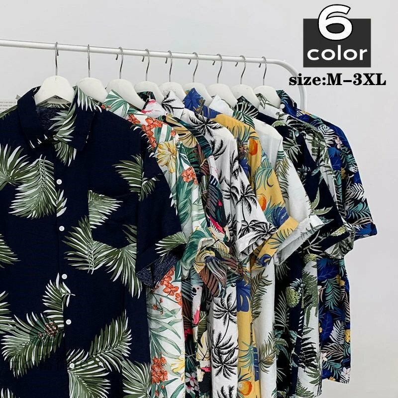 楽天石と薔薇re送料無料 アロハシャツ メンズ 半袖シャツ 薄手 トップス 夏服 ビーチ リゾート 花柄 ハワイアン 海外旅行 メンズフシャツ ルームウェア 男女兼用 海辺 サマーシャツ カジュアル 開襟シャツ 楽天海外通販