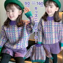 女の子 クリスマス プレゼント キッズ ニットセーター 子供服 トップス 防寒 女の子 キッズ 長袖 セーター カジュアル キッズ トップス 冬物 パーカー 子ども服 ジュニア キッズ アウター 誕生日 ギフト ス