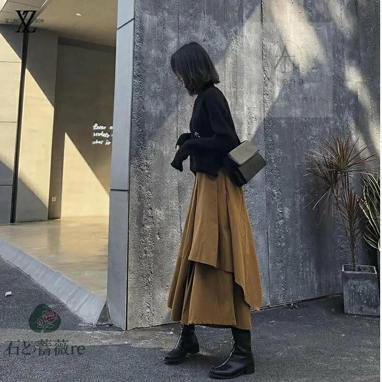 送料無料スカートレディースワイドパ...