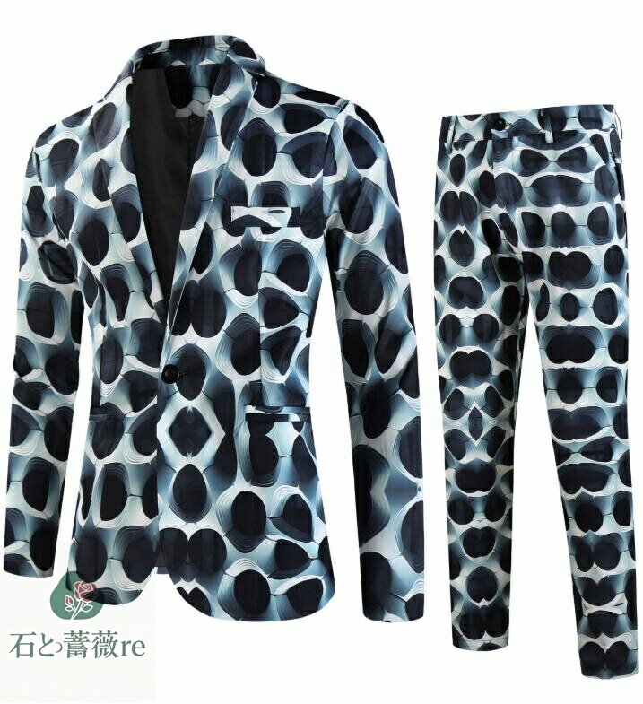 メンズ スーツセット クリスマススーツ タキシードジャケット 単品/パンツ2点セット ハロウィン スーツ二次会コスプレステージ演出服アウター 舞台ダンスウェア 団体服 発表会 カラオケジャケット パーティー年会写真撮影